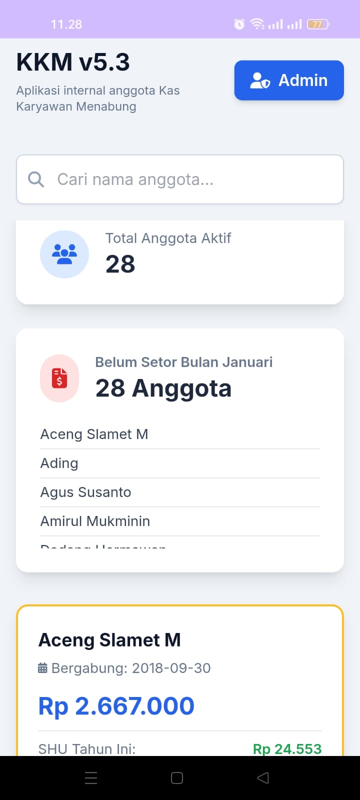 Aplikasi Koperasi